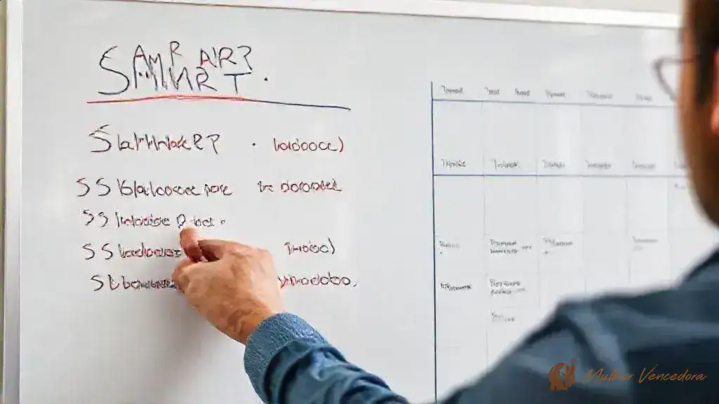 estabelecer metas SMART e marcos temporais