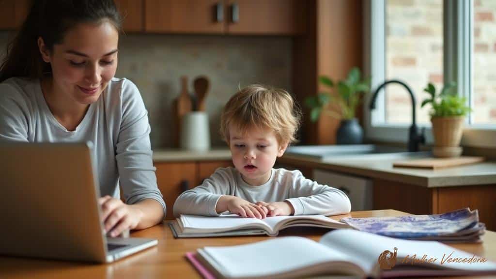 Como organizar o tempo entre trabalho, estudo e filhos: 7 passos práticos