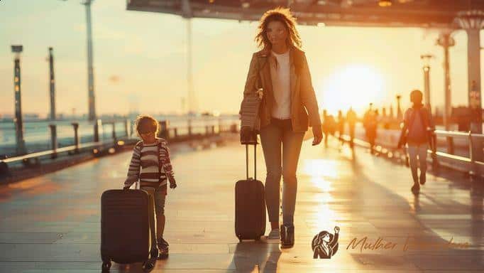 Viagens e passeios com filhos sendo mãe solo: guia prático, seguro e econômico